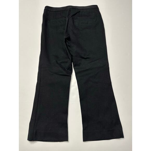 MAX & MIA Size Small BLACK Capri Crop PONTE KNIT Stretch PANTS Zip Front - Picture 3 of 7